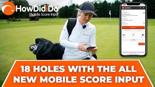 Trying to shoot UNDER PAR at Stockport GC | Sophie Walker using Mobile Score Input on HowDidiDo