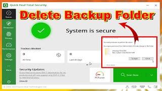 Quick heal backup folder delete  | How delete cfrbackup folder | cfrbackup folder kaise delete kare