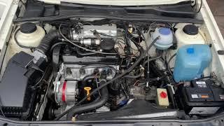 VW Golf Mk2 GTI 8V Engine Running