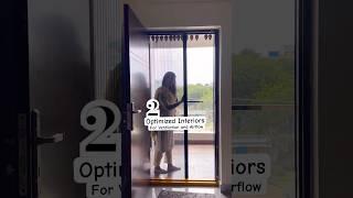 🪟Door and Windows 🪟 Two optimised Home interiors for ventilation and Airflow