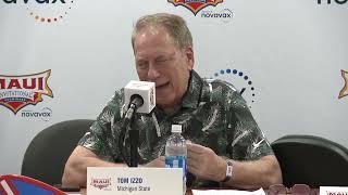 Tom Izzo | Post-game vs Memphis | "We got punched in the mouth." | Michigan State Basketball