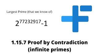 1.15.7 Proof by Contradiction (infinite primes) | IB Math AA | Mr. Flynn IB