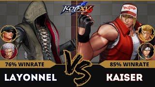 KOFXV⭐LAYONNEL(Clark/Kukri/O.Yashiro) vs KAISER (Ryo/Kyo/Terry)⭐Ranked Match - 09/24