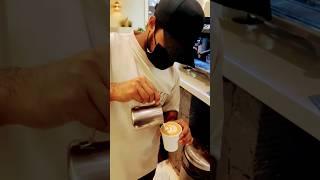 Flat white art#coffee #youtube #shortvideo #shortvideo #flat #coffee #coffeelover #coffe