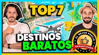 DÓNDE VIAJAR BARATO por EUROPA *TOP 7 DESTINOS MUY ECONÓMICOS* 2024 ️️