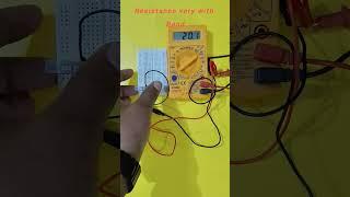 how to check band sensor resistance #flex sensor#diy#electronic#shorts#ytshorts