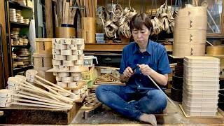 She Can't Quit! Solo Female Crafts Bento Boxes From 200 Year Old Wood