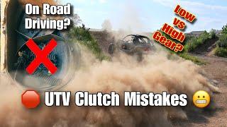 CVT Explained for UTV/ATV: Low vs High Gear vs Road Driving | Avoid Blown Belts! CFMOTO, Can-Am, ETC