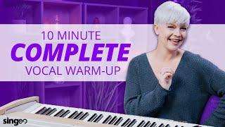 COMPLETE 10-Minute Vocal Warm UP  (DO THIS EVERY DAY!!)