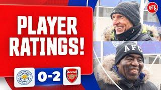 'He Can't Be A Ten!' | Robbie & Lee Judges Player Ratings! | Leicester 0-2 Arsenal