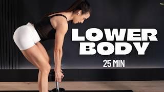 25 MIN LEG/BUTT/THIGH WORKOUT | WEEK 1 / WORKOUT 2 (with Dumbbells, Mini Band)