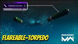 Torped 62 (533mm) New Torpedo Review and Damage Test #modernwarships