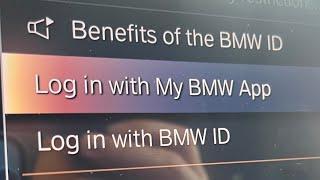 BMW ID in iDrive 8 setup