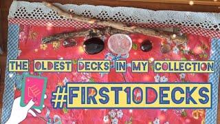 A walk down memory lane with the first 10 decks in my collection #first10decks #tarot #oraclecards