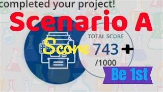 Score 743+ Project Management Simulation: Scope, Resources, Schedule V3 (SCENARIO A)