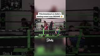 The Most WILD KNOCKOUT Happened At Adin Ross Boxing Event #adin #funny #kai #ishowspeed #clips