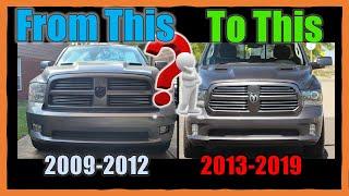 4th Gen Ram Sport Express Bumper swap Part 1 2009-2018 Ram 1500. DIY #ram1500 #ram #dodge #ram2500