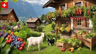 World Famous Heidi Village SwitzerlandHeididorf , Maienfeld _ SWITZERLAND Countryside Life !