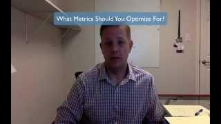 What Metrics Should You Optimize For - Conversion Rate Optimization