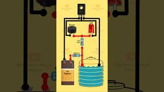 Simple Water Tank Overflow Alarm Circuit Using D882 Transistor #diy