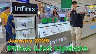 infinix Price List Update January 2025, infinix Zero 40, Zero 30, Hot 50 Series, GT 20 Pro