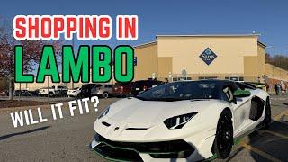 Taking LAMBO Grocery Shopping. Will It Fit?