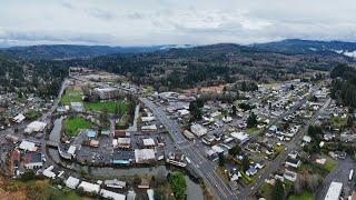 Somber winter day in Clatskanie