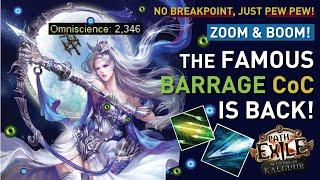 Bringing back the once【Famous AF Barrage CoC】Machine gun build! T17 & Uber viable | Comin Soon 3.25