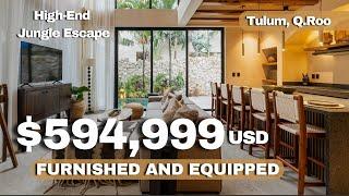 Luxury 3-Bedroom Villa for Sale in Tulum : Private Pool, Rooftop & Immediate Move-In