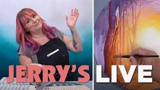 Jerry's LIVE Episode #JL353: Gouache Paint Along - Colorful Forest