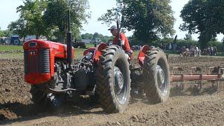 Massey Ferguson 65X2 Special Built Tandem Tractor Plowing