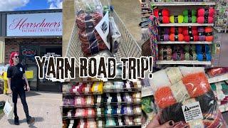 Shopping at Herrschners for the First time! | Finding Halloween Yarn 