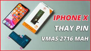 Thay pin iPhone X Vmas 2715mAh chính hãng | Điện Thoại Vui TV