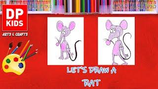 Let's draw a Rat |  | DP KIDS | ARTS | ENGLISH | 623