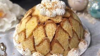 Hai 1 pandoro!Fai questo dolce di Natale in 5 minuti Ricetta Facile,Veloce Originale,senza cottura!