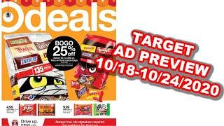 TARGET AD PREVIEW 10/18-10/24/2020