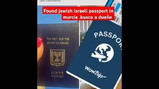 Lost Israeli  Jewish passport murcia Spain. November 1 in El Corte Ingles .call 620837894. If it's