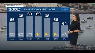 ABC 10News Pinpoint Weather Forecast with Meteorologist Vanessa Paz