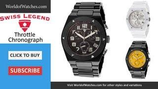 SWISS LEGEND Throttle Chronograph Black Ceramic 10028