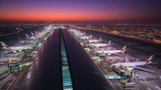 Dubai Airport Baggage Handling Inner Workings in 4k -  Dubai Flow Motion: Extended