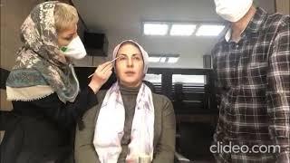 Fatemeh Goudarzi -تست گریم فاطمه گودرزی برای سریال شرم