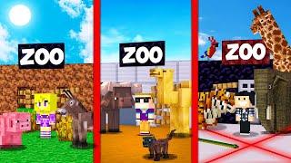 Nous SOMMES PASSÉS DE ZOO NOOB À ZOO PRO dans MINECRAFT !  (Zoo Tycoon)