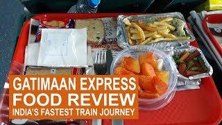 Gatimaan Express Food Review DELHI-AGRA | India's Fastest Train Journey