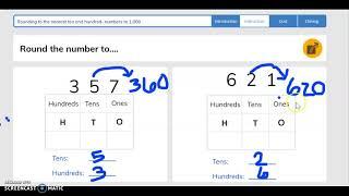 3rd grade Rounding to the nearest ten and 1,000