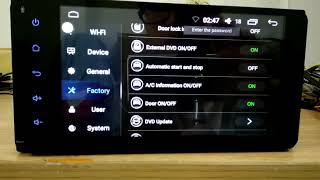 Andriod car radio canbus settings