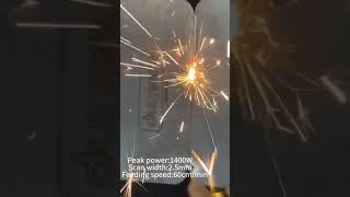 Here is a perfect example of laser welding penetration