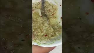 amazing!Exotic Salad with Rare Fish and Pear! Taiwanese Homemade Delicacy!  #shorts