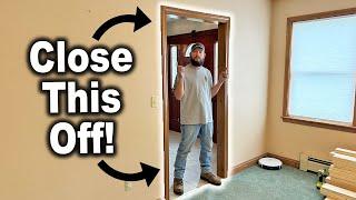 How to Close Off a Doorway | Framing In a Cased Opening