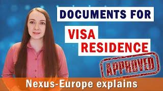 How to prepare documents for Visa and residence correctly. Applicable for German visa, residence etc