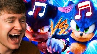 Reacting to SONIC vs SHADOW the RAP BATTLE!